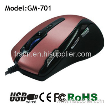 Gm-701 Fire Key Good Quality Of Wired Gaming Mouse 